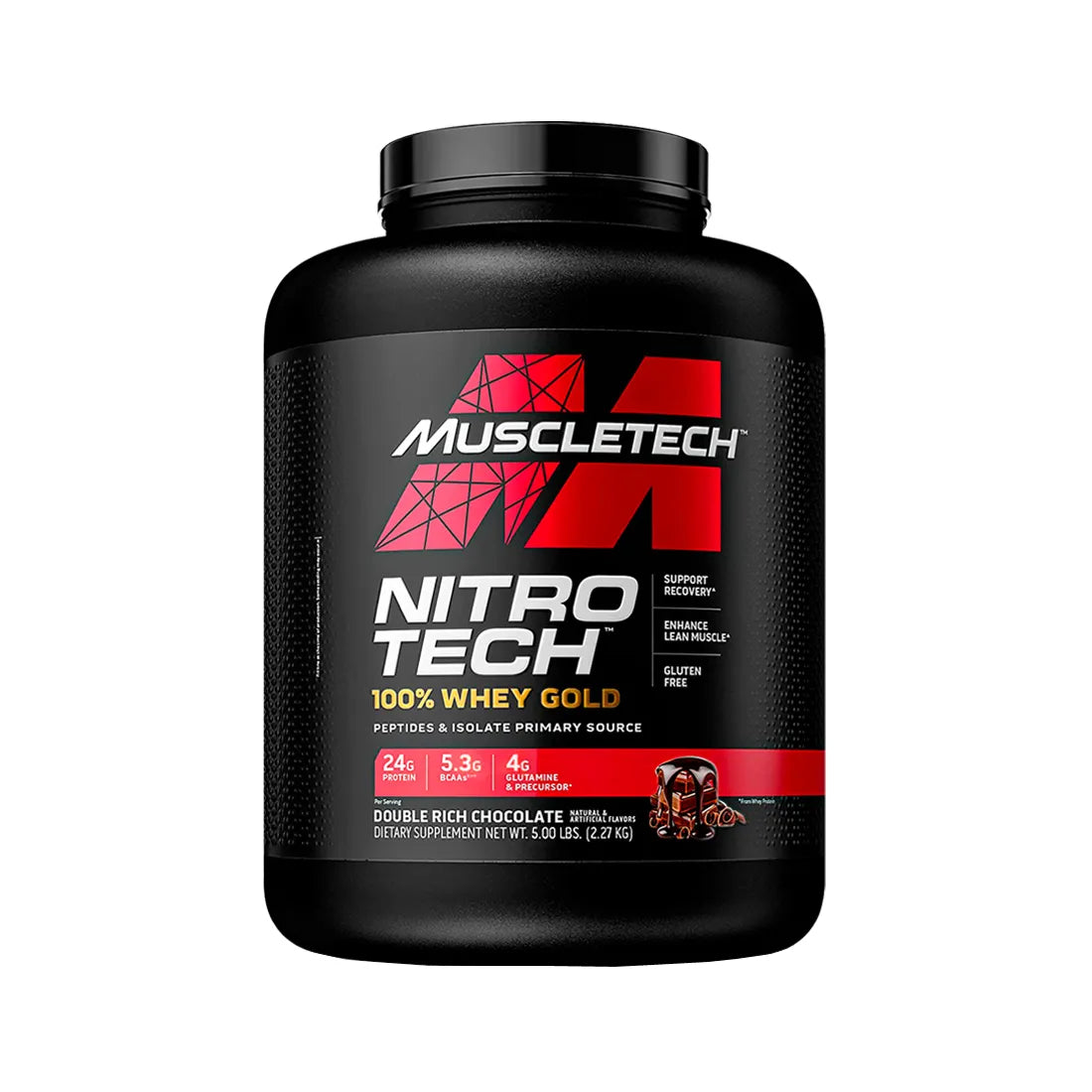 MUSCLETECH NITRO TECH 100% WHEY 5 LBS