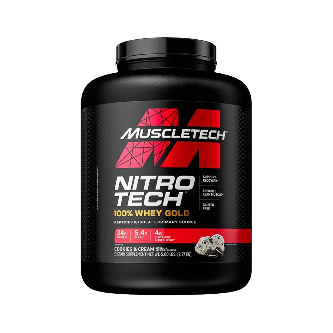 MUSCLETECH NITRO TECH 100% WHEY 5 LBS