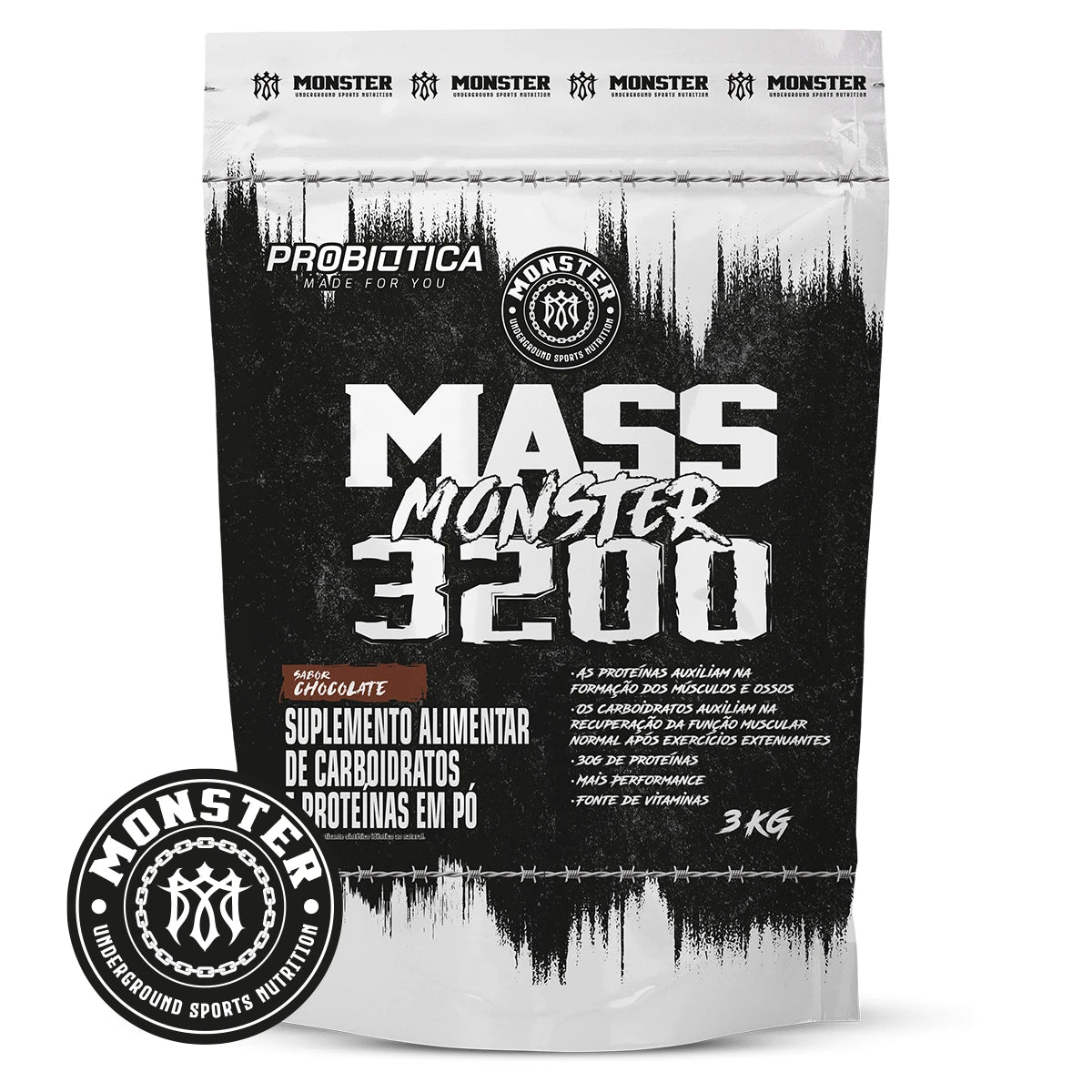 MASS MONSTER 3200 3KG - PROBIOTICA