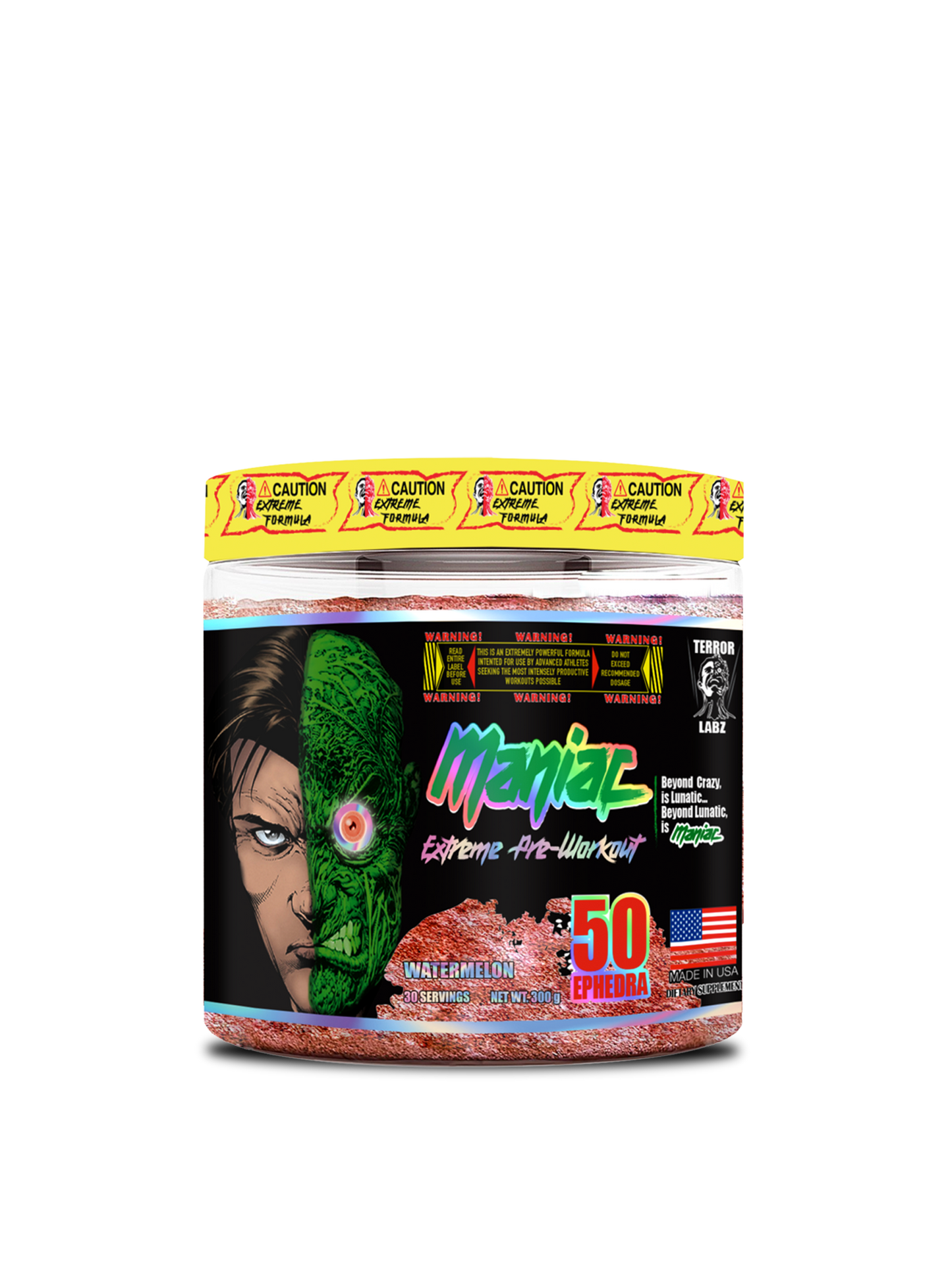 Maniac Extreme Pre Workout 300 Grs Terror Labz