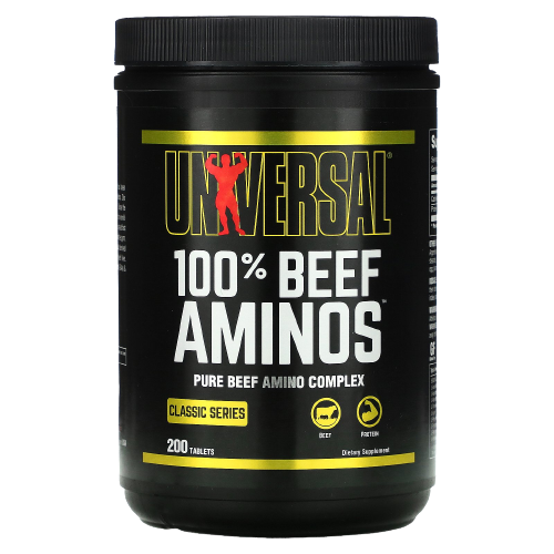 Universal Nutrition 100% Beef Aminos - 200 Tabletas