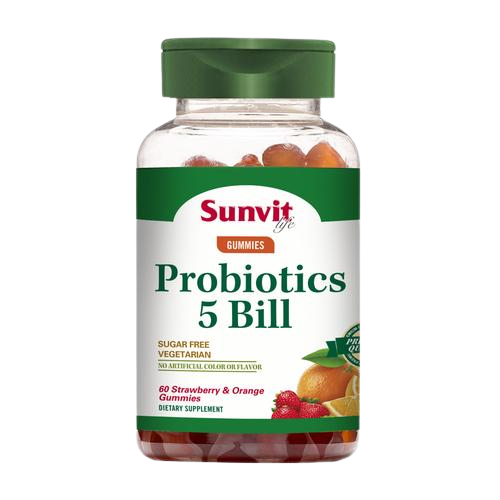 Probiotics 5 Bill x60 Gummies – Sunvit Life